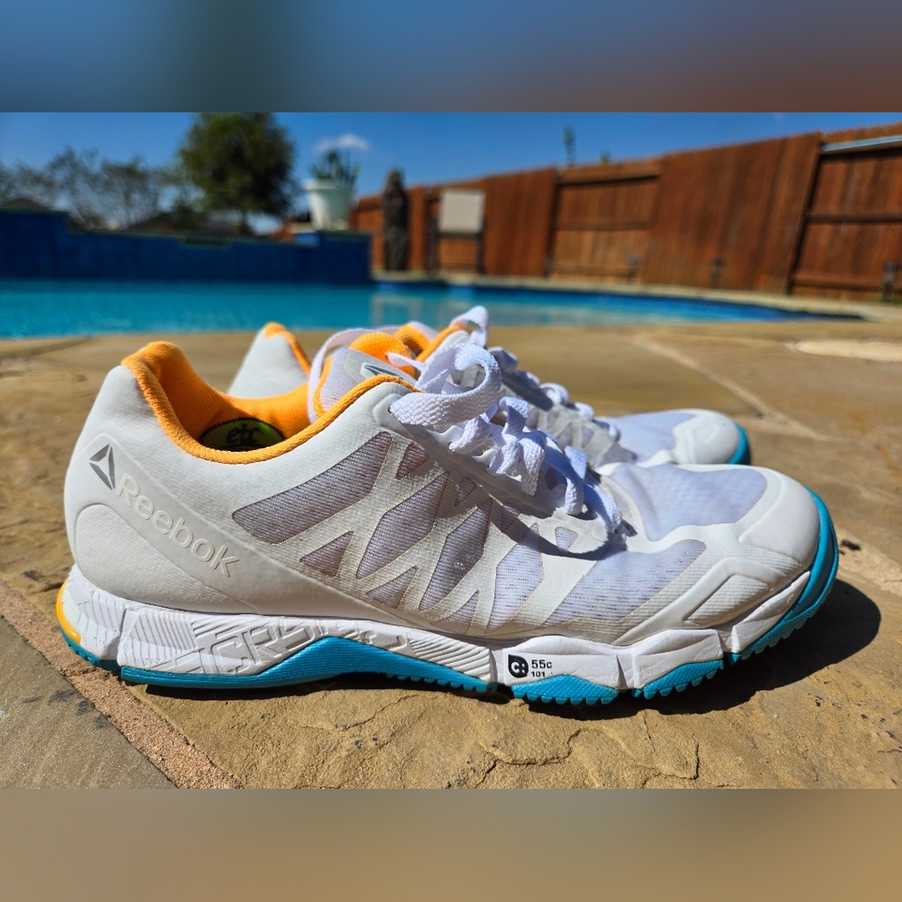 RARE Reebok Women's Crossfit Speed  Cross-Trainer Shoe White 7